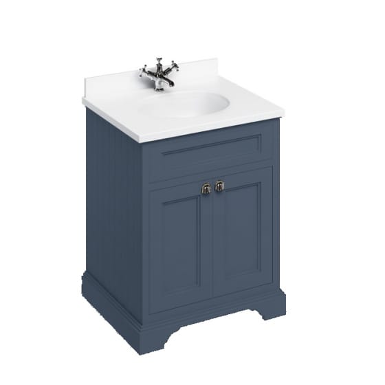 Image of Burlington Freestanding 650mm Vanity Unit with Minerva Worktop