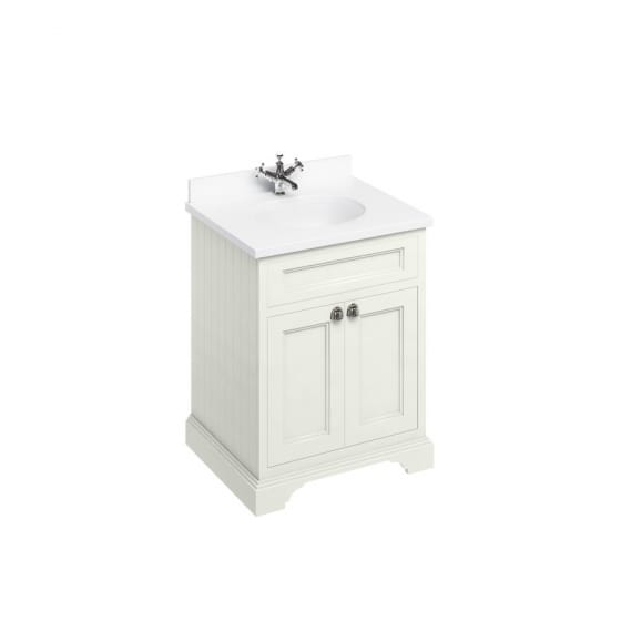 Image of Burlington Freestanding 650mm Vanity Unit with Minerva Worktop