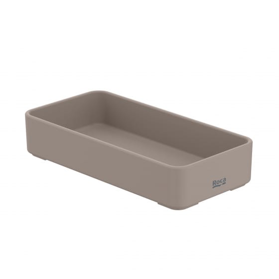 Image of Roca Ona: Rectangular Countertop Container for Soap and Cosmetics (Organiser)