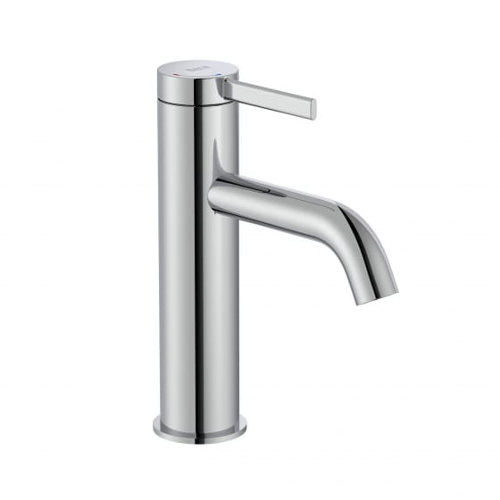 Image of Roca Ona: Basin Mixer Tap With Click-Clack Waste (Cold Start)