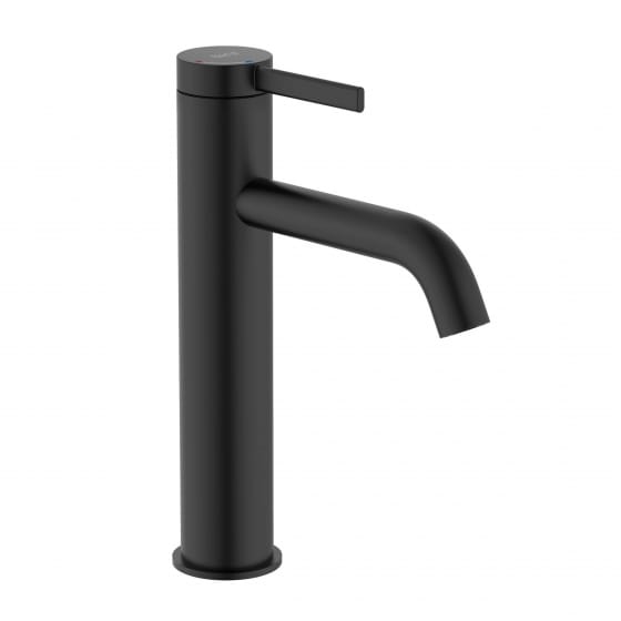 Image of Roca Ona: Medium Height Basin Mixer Tap With Click-Clack Waste (Cold Start)