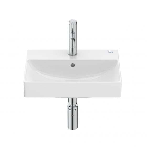 Image of Roca Ona: Compact Wall-Hung Basin (450mm)