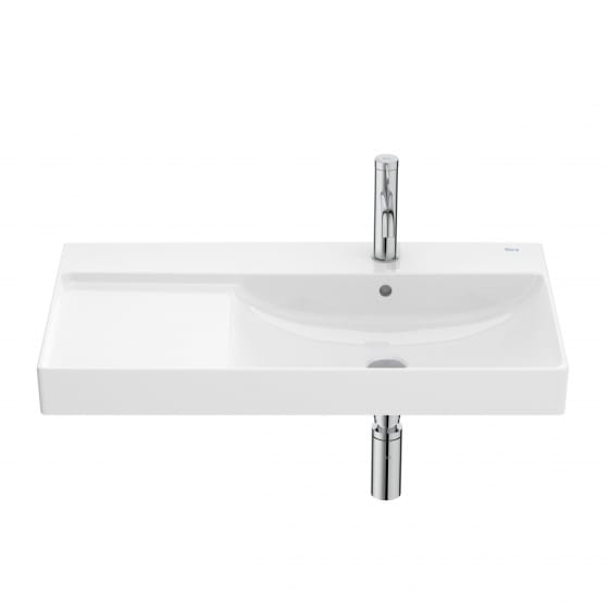 Image of Roca Ona: Wall-hung Basin (800mm, Right Handed)