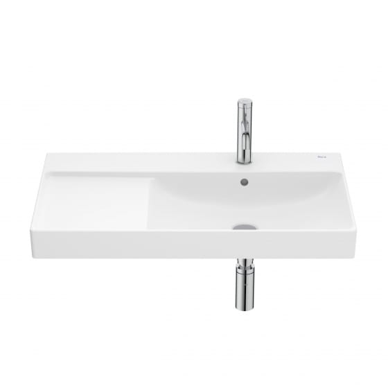 Image of Roca Ona: Wall-hung Basin (800mm, Right Handed)