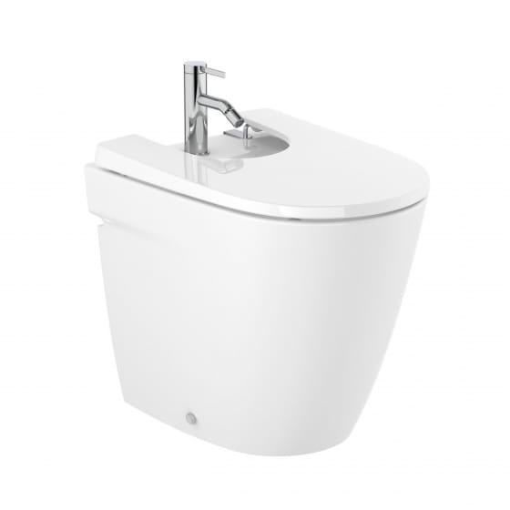 Image of Roca Ona: Back-To-Wall Floor-Standing Bidet