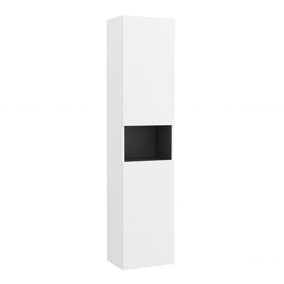 Image of Roca Delta: Wall-hung Tall Column Open Cabinet