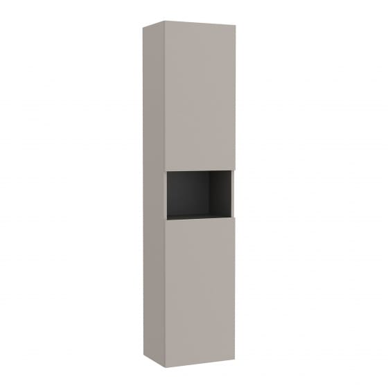 Image of Roca Delta: Wall-hung Tall Column Open Cabinet