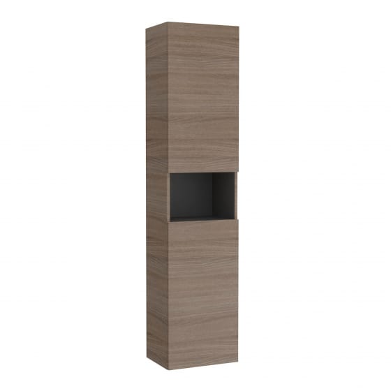 Image of Roca Delta: Wall-hung Tall Column Open Cabinet