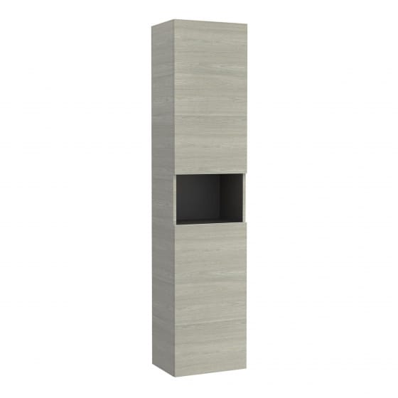 Image of Roca Delta: Wall-hung Tall Column Open Cabinet