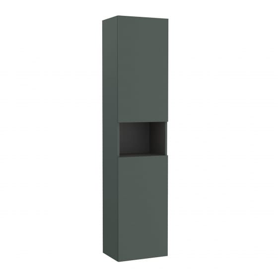 Image of Roca Delta: Wall-hung Tall Column Open Cabinet