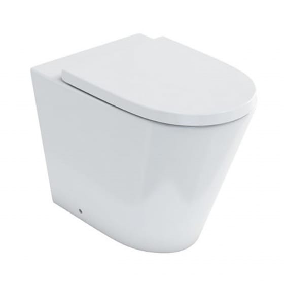 Image of Britton: Sphere Rimless Back To Wall WC Unit with Seat
