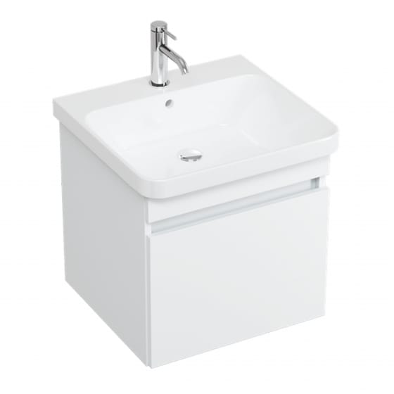 Image of Britton Dalston: Wall-hung Vanity Unit With 1 Drawer and Dalston Basin (500mm)