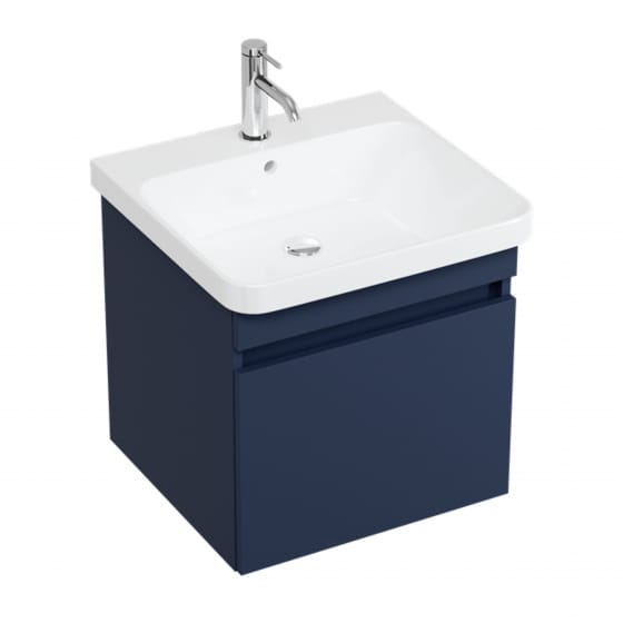 Image of Britton Dalston: Wall-hung Vanity Unit With 1 Drawer and Dalston Basin (500mm)