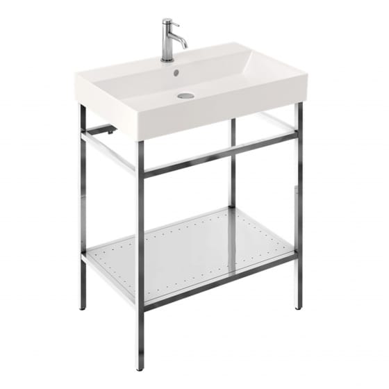 Image of Britton Shoreditch: Floor Standing Frame with Basin (700mm)