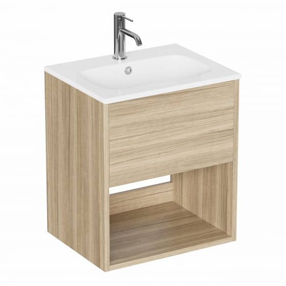 Image of Britton Hackney: Wall-hung Vanity Unit With Basin (500mm)