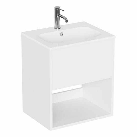 Image of Britton Hackney: Wall-hung Vanity Unit With Basin (500mm)