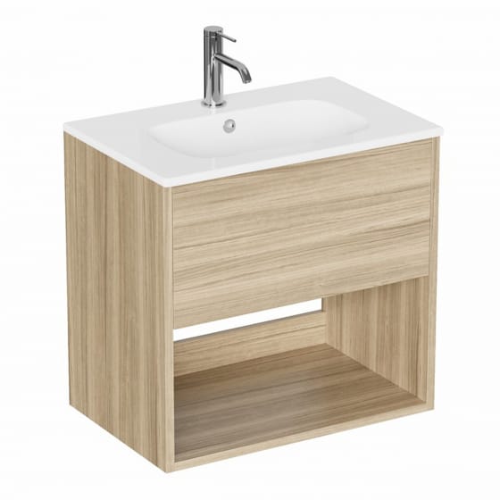 Image of Britton Hackney: Wall-hung Vanity Unit With Basin (600mm)