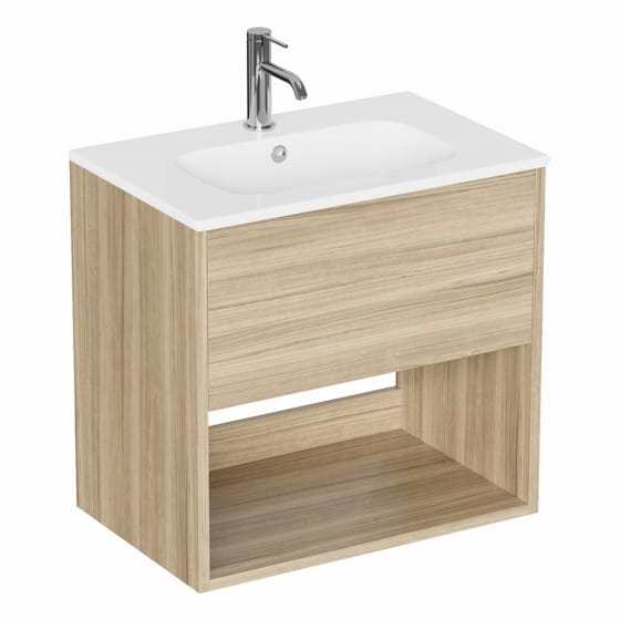 Image of Britton Hackney: Wall-hung Vanity Unit With Basin (600mm)