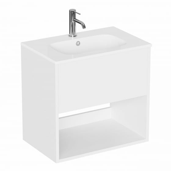 Image of Britton Hackney: Wall-hung Vanity Unit With Basin (600mm)