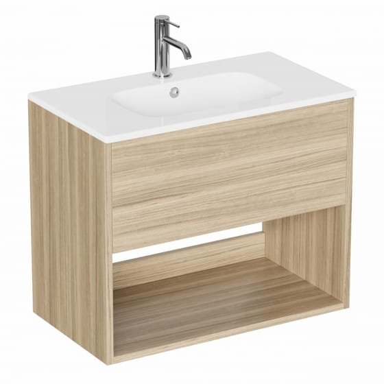 Image of Britton Hackney: Wall-hung Vanity Unit With Basin (700mm)
