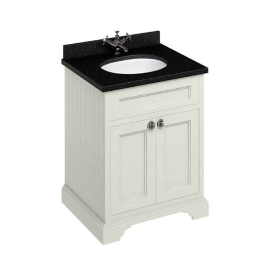 Image of Burlington Freestanding 650mm Vanity Unit with Minerva Worktop