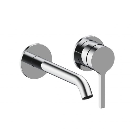 Image of Britton: Hoxton 2.0 Wall-mounted Basin Mixer Taps