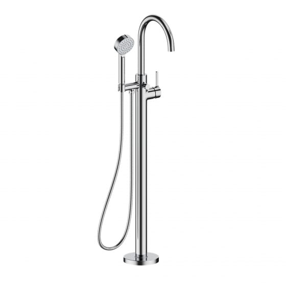 Image of Britton: Hoxton 2.0 Floorstanding Mono Bath Shower Mixer Tap