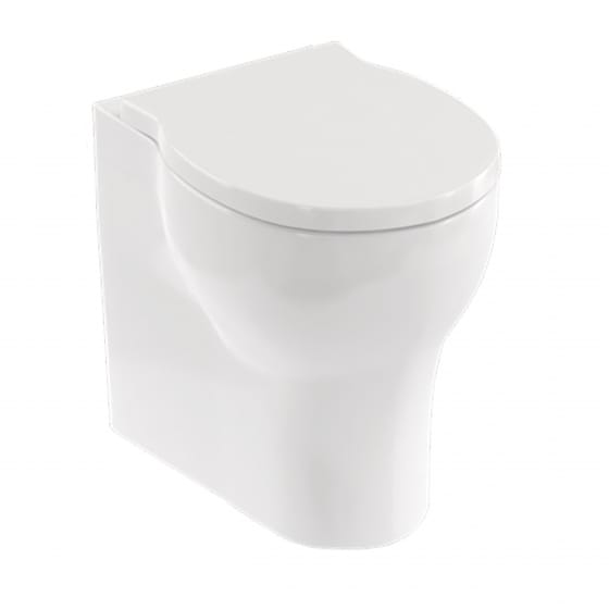Image of Britton: Trim Back-to-wall Toilet Pan with Soft-close Seat
