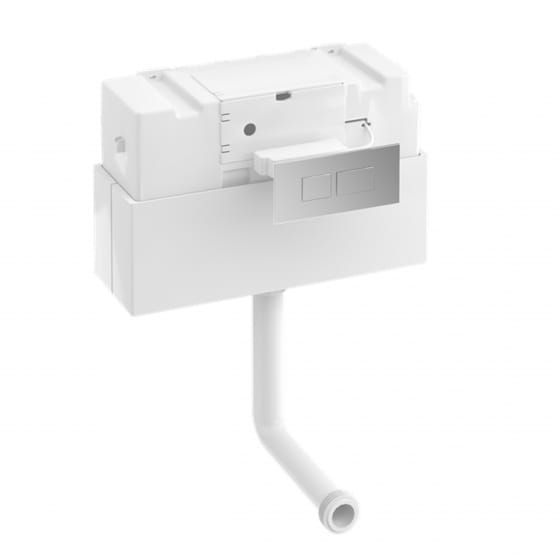 Image of Britton: Concealed Cistern Tank with Dual Flush Plate