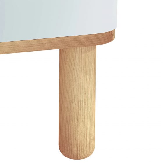 Image of Vitra: Sento Leg Set in Light Oak For Bathroom Cabinet