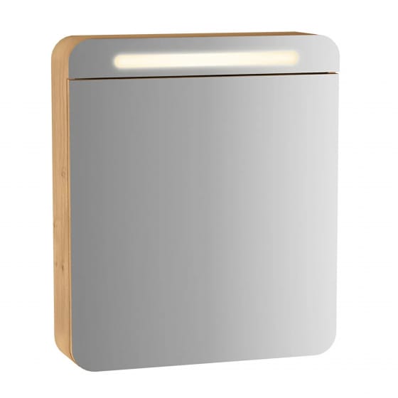 Image of Vitra: Sento Wall-mounted Illuminated Bathroom Mirror Cabinet (60cm)