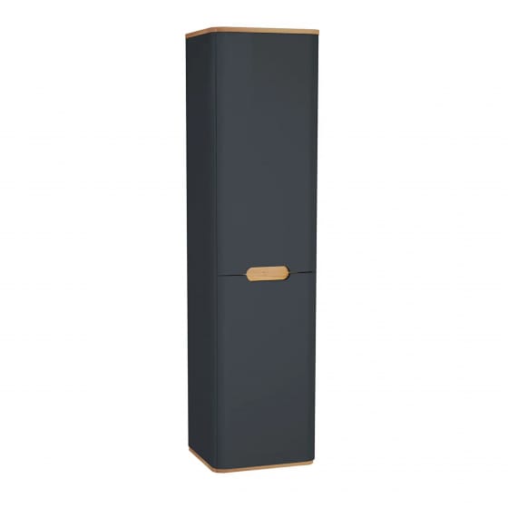 Image of Vitra: Sento Wall-hung Tall Storage Unit with Laundry Basket (40cm)