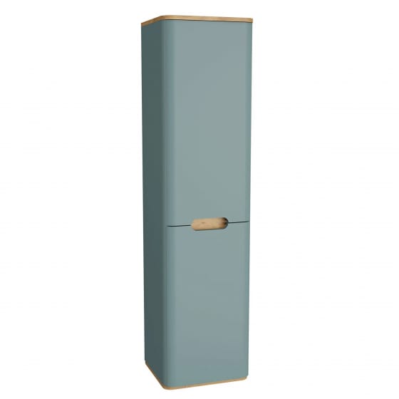 Image of Vitra: Sento Wall-hung Tall Storage Unit with Laundry Basket (40cm)