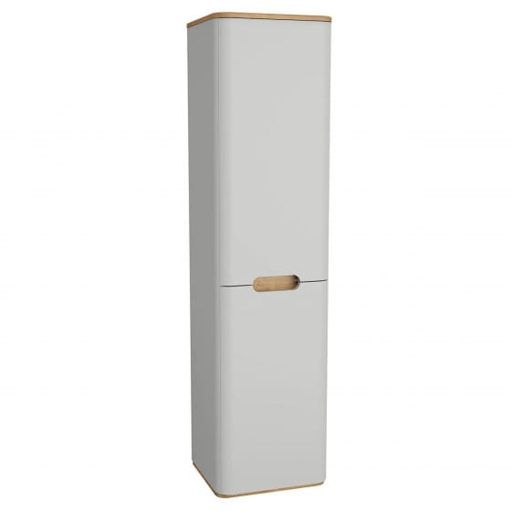 Image of Vitra: Sento Wall-hung Tall Storage Unit with Laundry Basket (40cm)