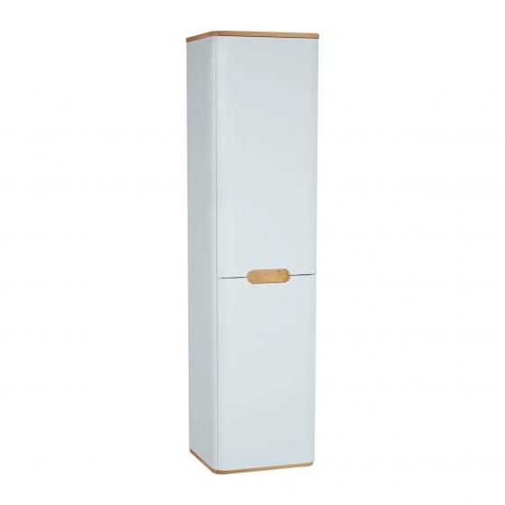 Image of Vitra: Sento Wall-hung Tall Storage Unit with Laundry Basket (40cm)