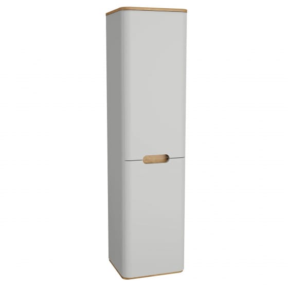 Image of Vitra: Sento Wall-hung Tall Storage Unit with Laundry Basket (40cm)