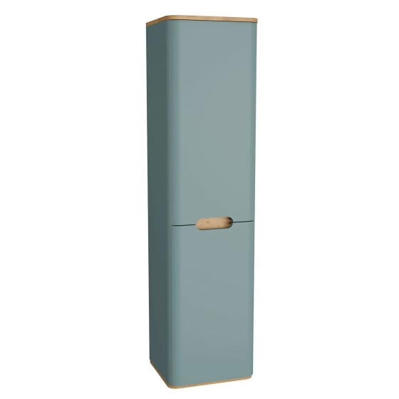 Image of Vitra: Sento Wall-hung Tall Storage Unit with Laundry Basket (40cm)