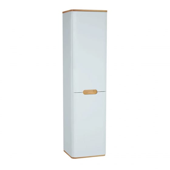 Image of Vitra: Sento Wall-hung Tall Storage Unit with Laundry Basket (40cm)