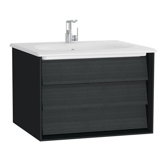 Image of VitrA: Frame Wall-hung Vanity Unit with One Drawer (600mm)