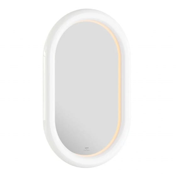 Image of VitrA: Liquid Wall-mounted Illuminated Mirror with Ceramic Frame