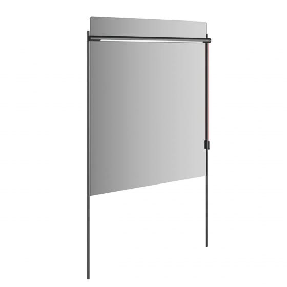 Image of VitrA: Equal Wall-mounted Illuminated Flat Bathroom Mirror