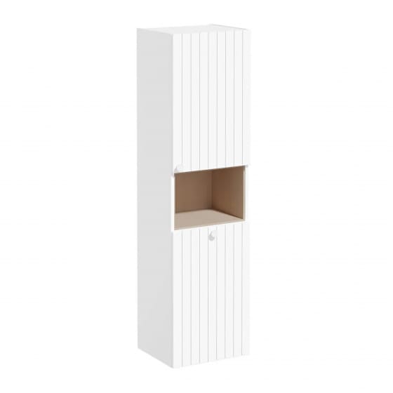 Image of VitrA: Root Groove Wall-hung Cabinet Unit with Laundry Basket (400mm)