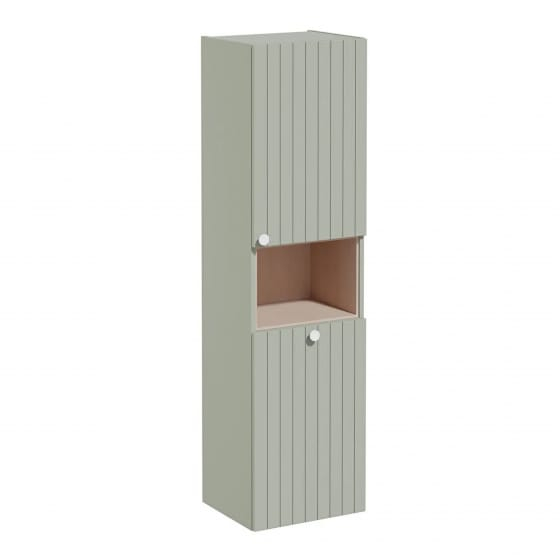 Image of VitrA: Root Groove Wall-hung Cabinet Unit with Laundry Basket (400mm)