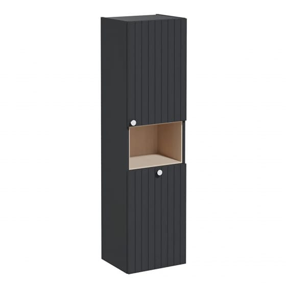 Image of VitrA: Root Groove Wall-hung Cabinet Unit with Laundry Basket (400mm)