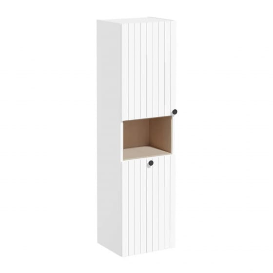 Image of VitrA: Root Groove Wall-hung Cabinet Unit with Laundry Basket (400mm)