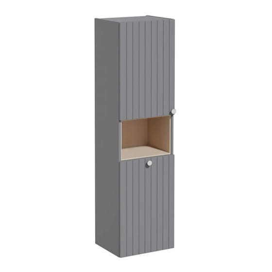 Image of VitrA: Root Groove Wall-hung Cabinet Unit with Laundry Basket (400mm)