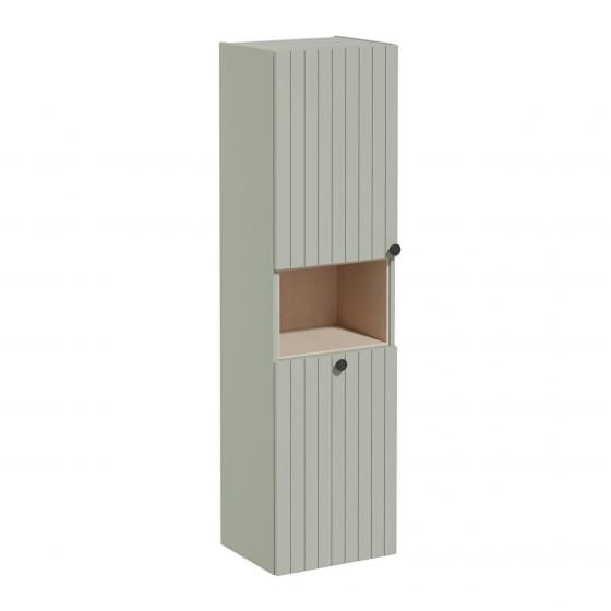 Image of VitrA: Root Groove Wall-hung Cabinet Unit with Laundry Basket (400mm)