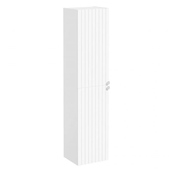 Image of VitrA: Root Groove Wall-hung Tall Cabinet Unit with Two Doors (420mm)