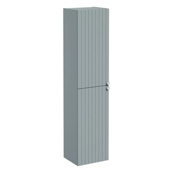 Image of VitrA: Root Groove Wall-hung Tall Cabinet Unit with Two Doors (420mm)