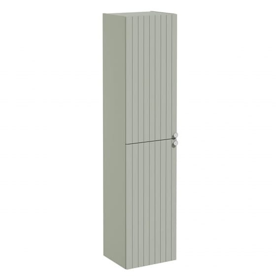 Image of VitrA: Root Groove Wall-hung Tall Cabinet Unit with Two Doors (420mm)